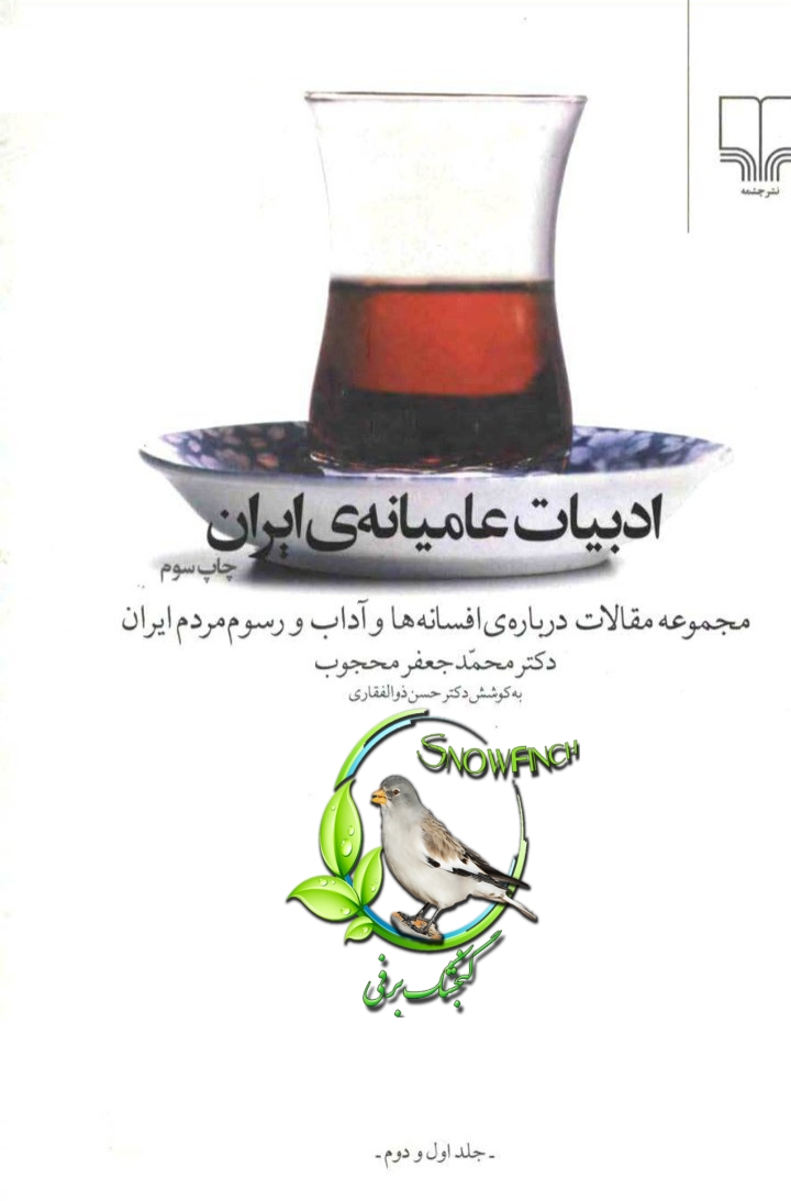 دانلود کتاب ادبیات عامیانه ی ایران - جلد اول و دوم - محمدجعفر محجوب