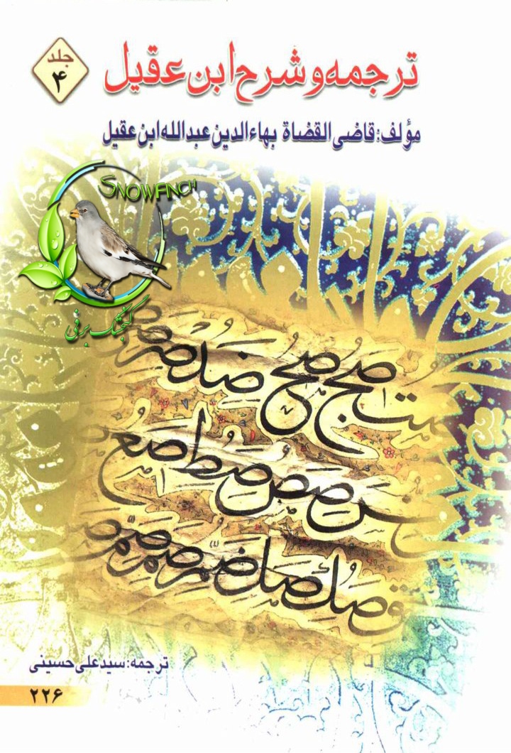 دانلود کتاب ترجمه شرح ابن عقیل - جلد چهارم با ترجمه سید علی حسینی